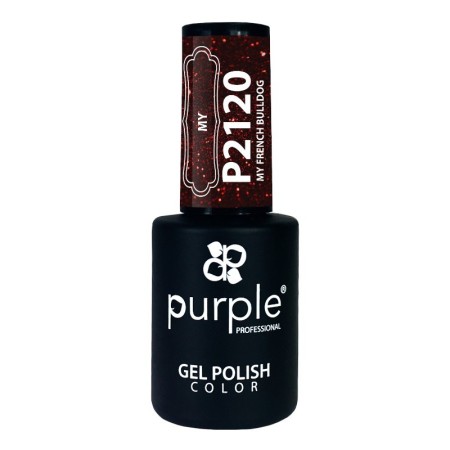 Gel-Nagellack P2120 Meine Französische Bulldogge Purple Professional -Semipermanenter Emaille -Purple Professional