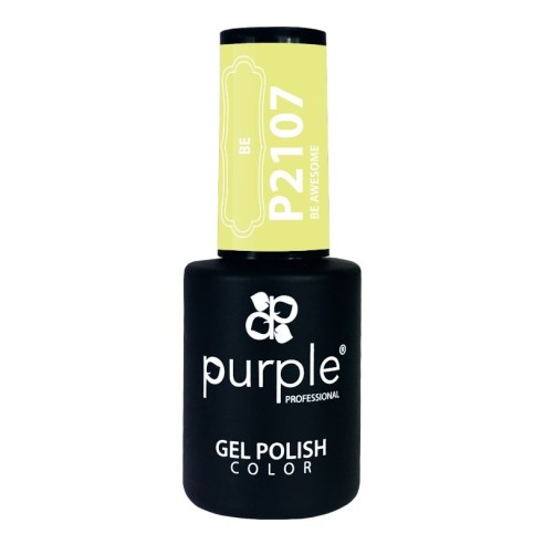 Gel Polish P2107 Be Awesome Purple Professional -Esmalte semipermanente -Purple Professional