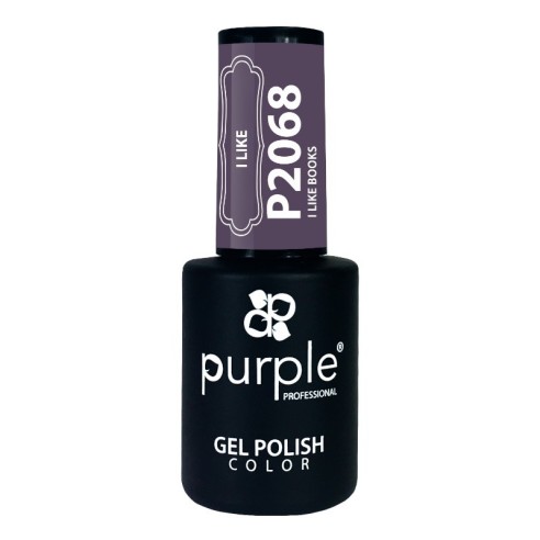 Esmalte de gel I Love books 2068 Purple | Vernis à ongles semi-perm...