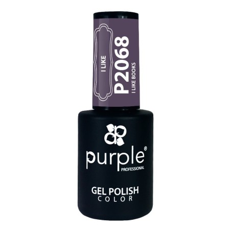 Verniz gel I Love books P2068 Purple Professional -Esmalte semipermanente -Purple Professional