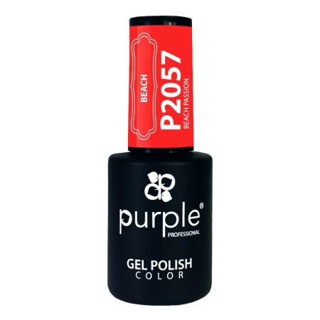 Gel polish Beach Passion 2057 Purple -Semi permanent nail polishes -Purple Professional
