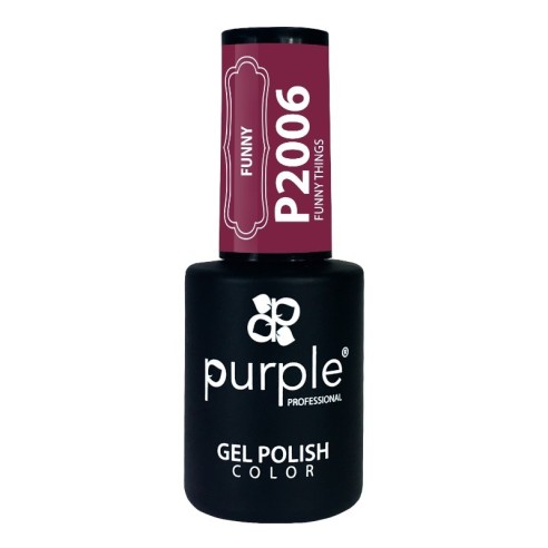 Esmalte Gel P2006 Funny Things Purple Professional -Semipermanenter Emaille -Purple Professional