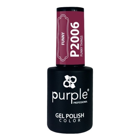 Funny Things Lila Gel-Nagellack P2006 -Semipermanenter Emaille -Purple Professional