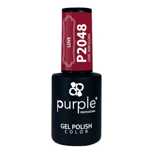 Verniz Gel Love Barcelona Purple P2048 | Esmalte de unhas semiperma...