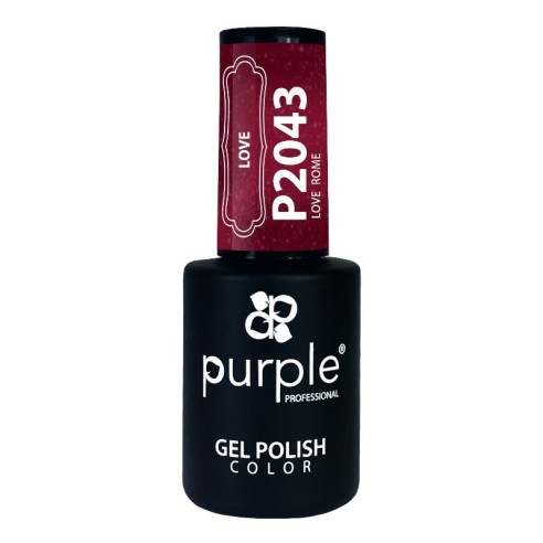 Verniz Gel Love Rome P2043 Purple Professional | Esmalte de unhas s...