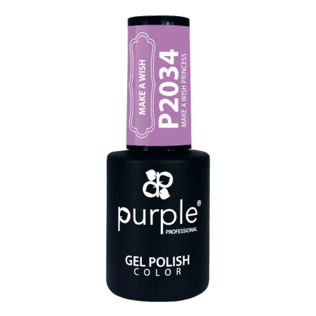 Esmalte Gel Make A Wish Princess P2034 Purple Professional -Esmalte semi permanente -Purple Professional