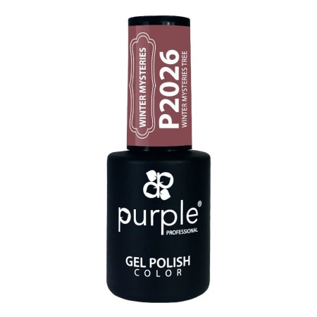 Gel-Nagellack P2026 Winter Mysteries Tree Purple Professional -Semipermanenter Emaille -Purple Professional
