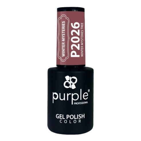 Esmalte Gel P2026 Winter Misteries Tree Purple Professional -Esmalte semi permanente -Purple Professional