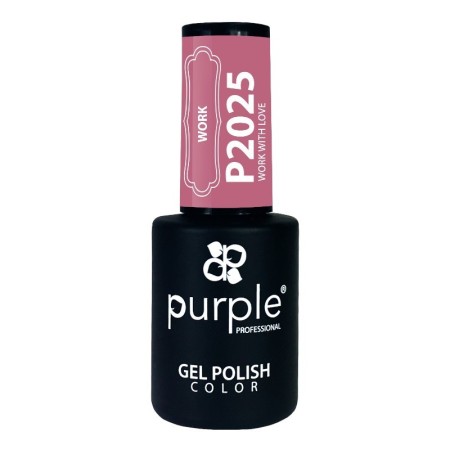 Gel-Nagellack P2025 Work With Love Purple Professional -Semipermanenter Emaille -Purple Professional