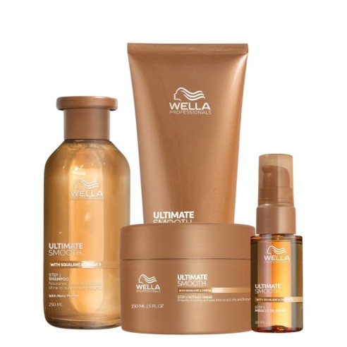 Pacote Wella Ultimate Smooth -Pacotes de produtos para cabelo -Wella