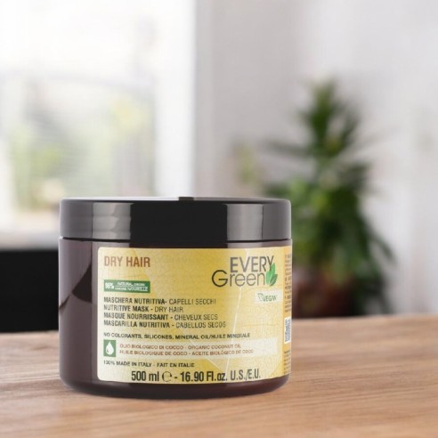 Everygreen Dry Hair Nourishing Mask 500ml -Hair masks -Everygreen