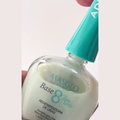 Masglo Advanced 8-in-1 Nagelregenerierungsbasis -Nagellackentferner-Behandlungen -Masglo