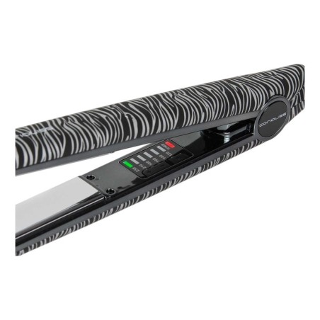 C1 Corioliss Silver Zebra Soft Touch Bügeleisen -Haarglätter, Lockenstäbe und Lockenstäbe -Corioliss
