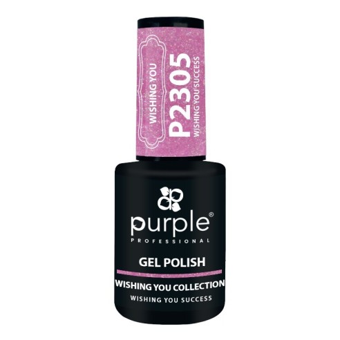 Esmalte em gel P2305 Desejando-lhe sucesso -Esmalte semipermanente -Purple Professional