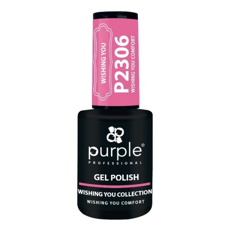 Purple Professional Smalto Gel P2306 Augurandoti comfort -Smalto semipermanente -Purple Professional