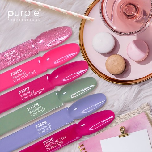 Gel-Nagellack P2306 Wishing You Comfort -Semipermanenter Emaille -Purple Professional