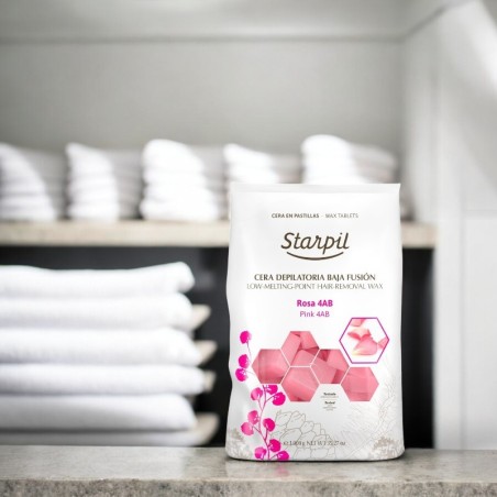 Starpil Pink 4AB Wachs mit niedrigem Schmelzpunkt, 1 kg -Wachsen -Starpil