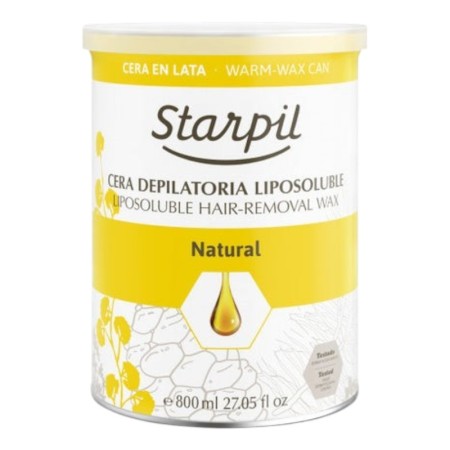 Natural Wax Tin D93 800g Starpil -Waxing -Starpil