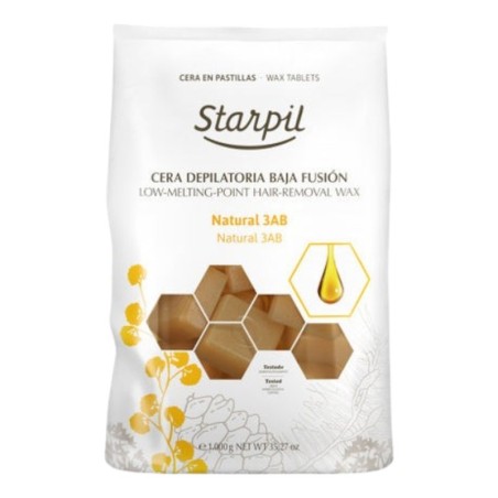 Starpil 3AB Cera calda naturale a basso punto di fusione 1 kg -Ceretta -Starpil
