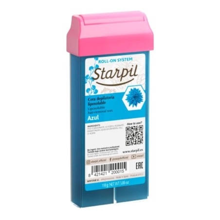 Cera Roll-on Azul Starpil -Depilação com cera -Starpil