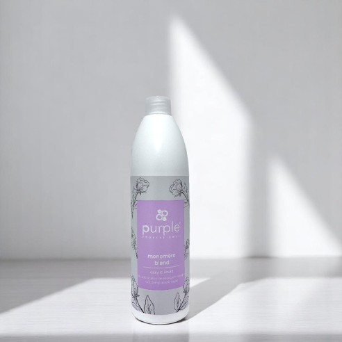 Mélange de monomères Purple Professional Queen 500 ml -Construction et extension des ongles -Purple Professional