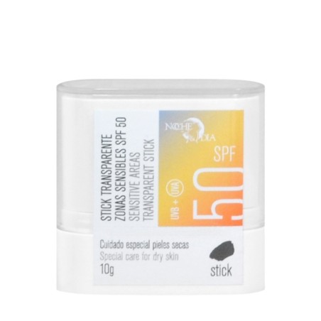 Stick Solar Transparente Zonas Sensibles SPF 50 Noche & Día 10g -Solares -Noche & Día
