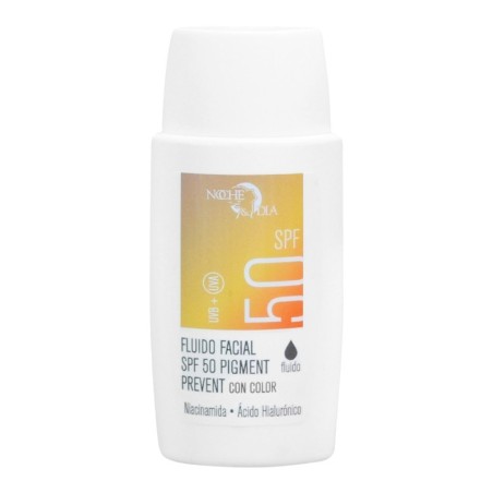Protector Solar Facial Fluido con Color SPF 50 Pigment Prevent 50ml -Solares -Noche & Día
