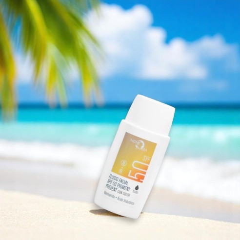 Fluid Facial Sunscreen with Color SPF 50 Pigment Prevent 50ml -solar -Noche & Día