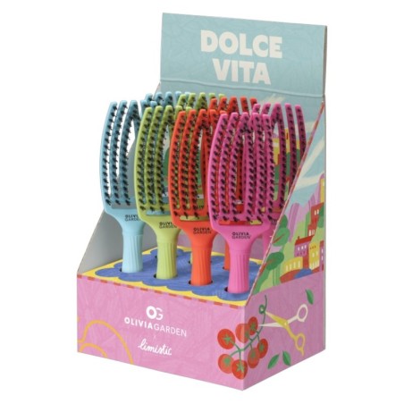 Fingerbrush Dolce Vita Display 8 Units -Brushes -Olivia Garden