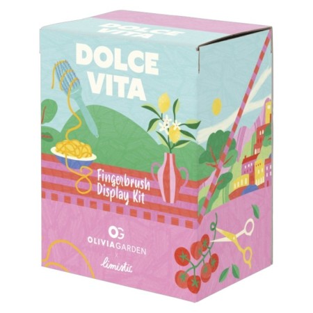 Escova Fingerbrush Dolce Vita Display 8 unidades -Pincéis -Olivia Garden 2