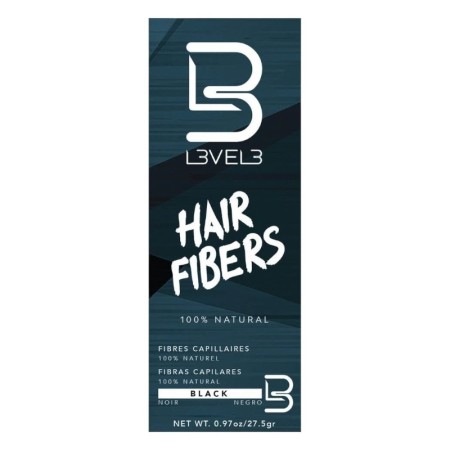 Fibra per capelli Level3 colore nero 27 g -fibre dei capelli -L3vel3