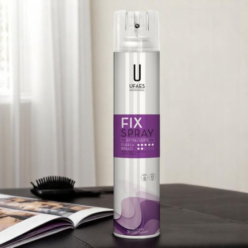 Ufaes Extra Strong Hairspray 750ml -Lacquers and fixing sprays -Ufaes Profesional
