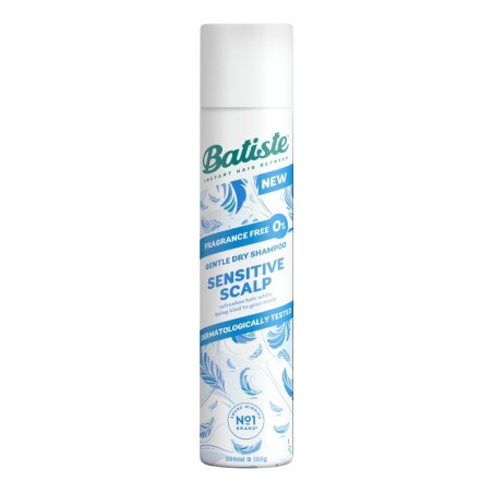 Champú en seco Batiste Sensitive sin perfume 200ml -Champú en seco -Batiste