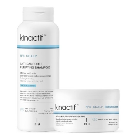 Kinactif Rituale Purificante Antiforfora Confezione n. 8 -Forfora -KIN Cosmetics