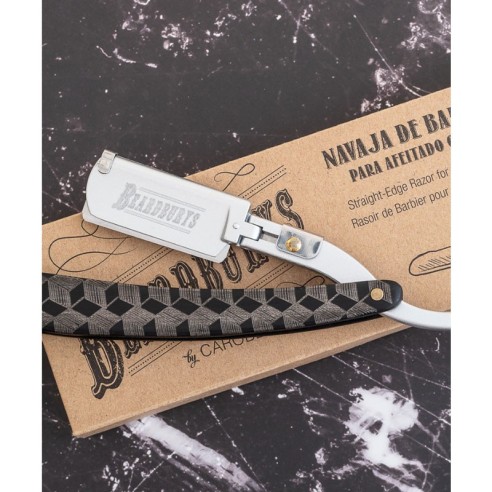 Navalha de barbear dupla Beardburys Master -Tesouras e navalhas de cabeleireiro -Beardburys