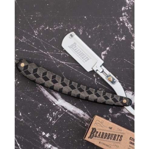 Rasoir de barbier double Beardburys Master -Ciseaux de coiffure et rasoirs -Beardburys