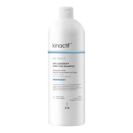 Kinactif N.8 Scalp Anti-Dandruff Purifying Shampoo 1000ml -Shampoos -KIN Cosmetics