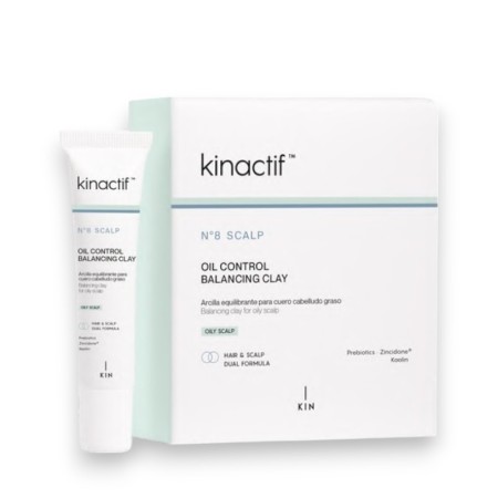 Kinactif Treatment N.8 Scalp Oil Control Balancing Clay 3x15ml -Grease -KIN Cosmetics