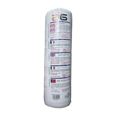 Papel para pescoço Barbería AG , pacote com 5 rolos -Cabeleireiro Descartável -AG