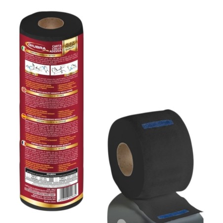 Barbershop Neck Paper Black Giubra (Pack of 5 units) -Disposable Hairdressing -Giubra