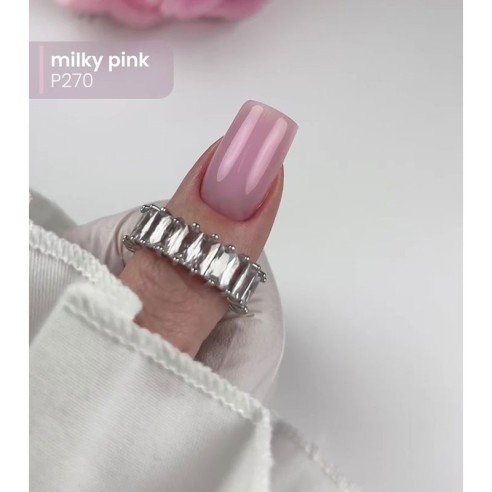 AIB Acrygel in flacone Milky Pink 15 ml -Gel e acrilico -Purple Professional