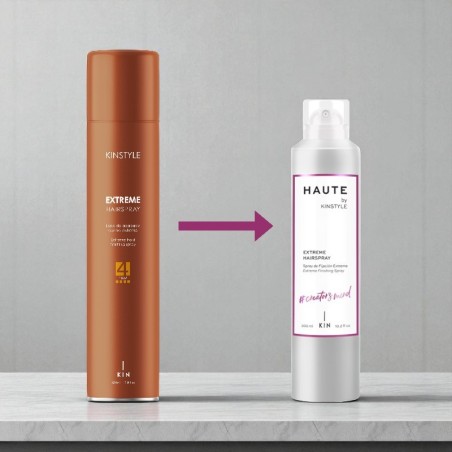Lacca per capelli KINSTYLE HAUTE Extreme 300 ml -Lacche e spray fissativi -KIN Cosmetics