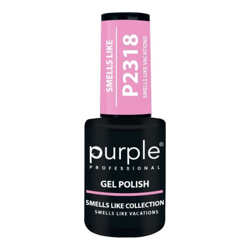 Smalto Gel Purple Professional viola P2318 Profumo di Vacanze -Smalto semipermanente -Purple Professional