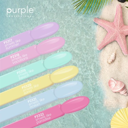 Smalto in gel P2321 Profumo di oceano -Smalto semipermanente -Purple Professional 2