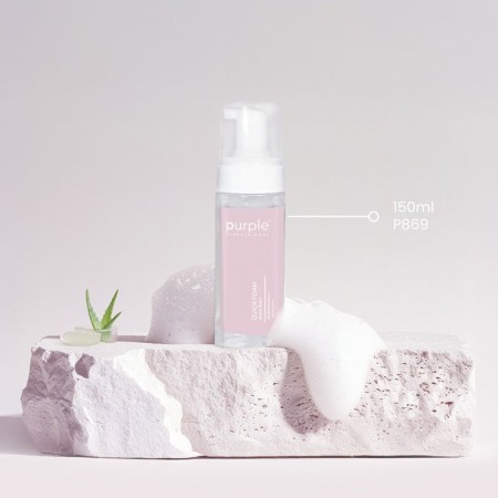 QUICK FOAM Cleansing Foam for Hands and Cuticles 150ml -Utensils Accessories -Purple Professional 2