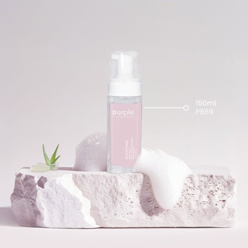 QUICK FOAM Reinigungsschaum für Hände und Nagelhaut 150 ml -Utensilien Zubehör -Purple Professional