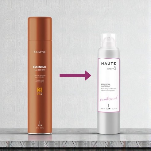 Lacca essenziale KINSTYLE HAUTE 300 ml -Lacche e spray fissativi -KIN Cosmetics