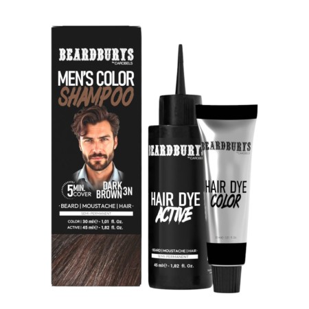 Beardburys Shampoo color castano scuro 3N