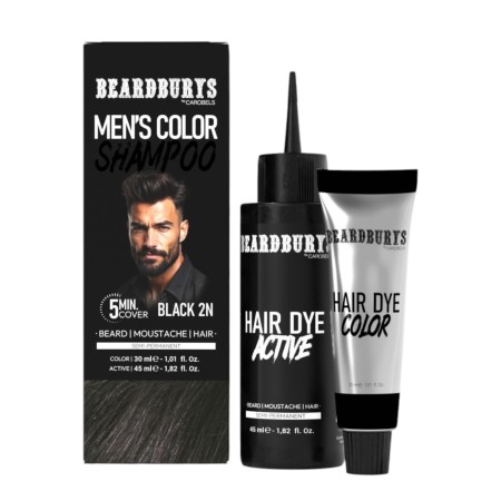Beardburys Shampoo Colore Marrone 2N -Beardburys