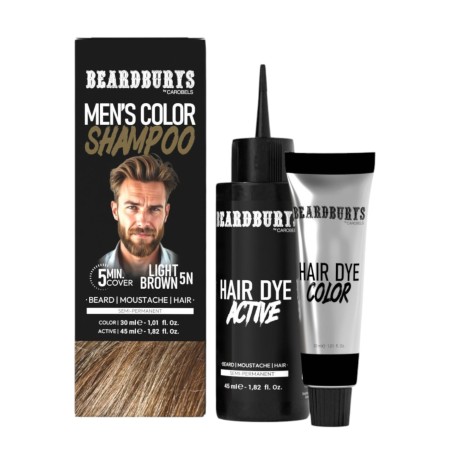 Beardburys Shampoo castano chiaro 5N -Beardburys
